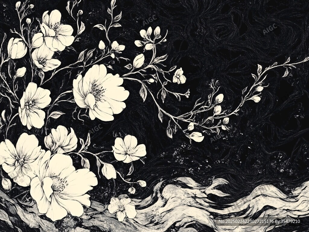花之物語古風插畫