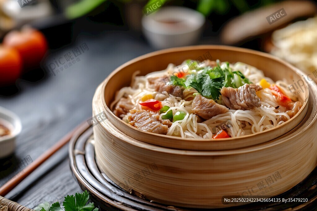 羊肉米線特寫