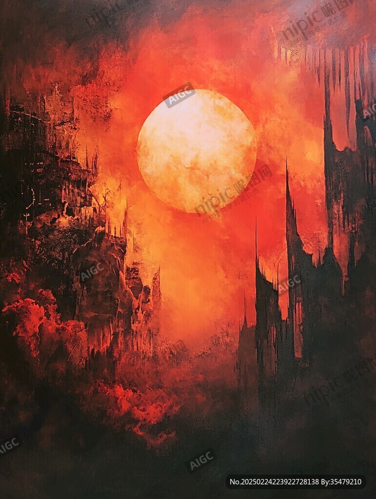 魔幻場景插畫