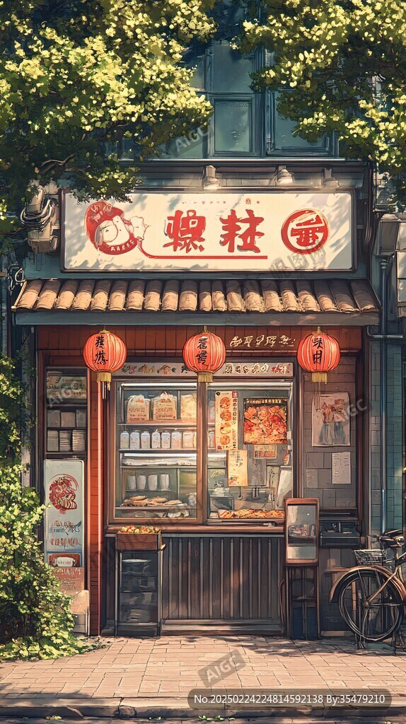 面館插畫