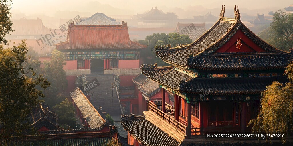 景山秋景