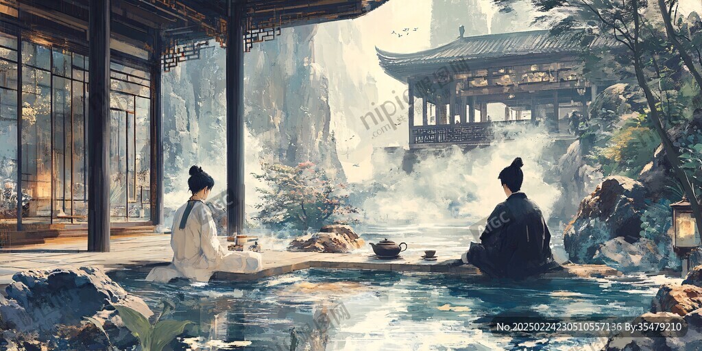 古風人物大場景