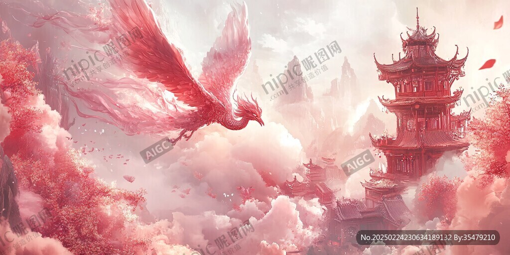 鶴舞九天背景