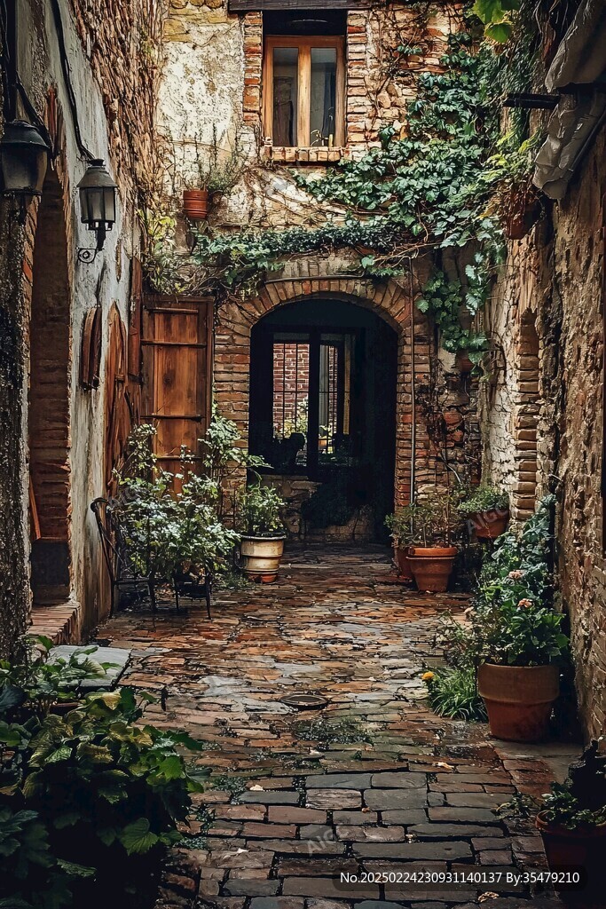 歐洲小巷歐洲街景