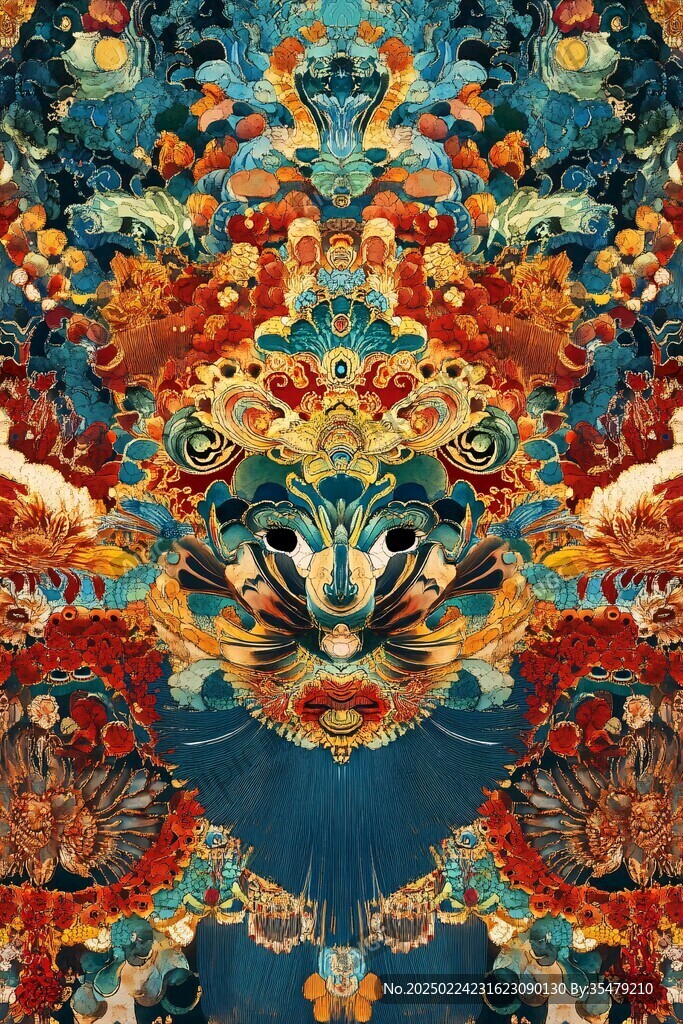 抽象炫酷藝術(shù)圖騰意境