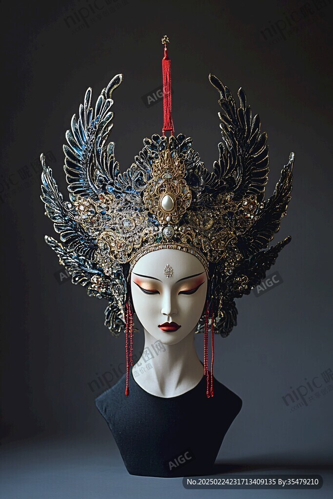 點(diǎn)翠頭冠