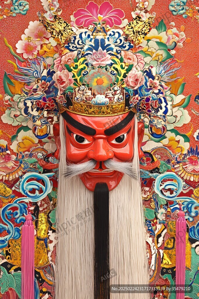 西海龍王臉譜