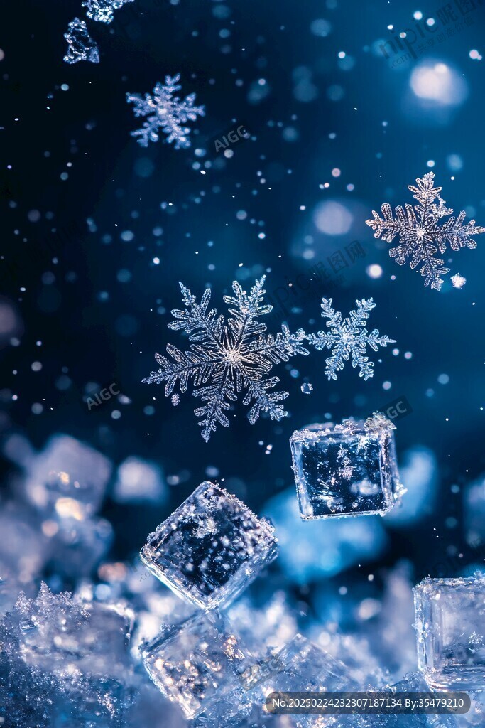 藍(lán)色夢(mèng)幻冰雪