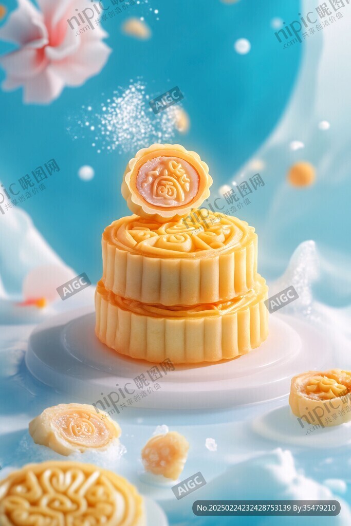 3d月餅場(chǎng)景