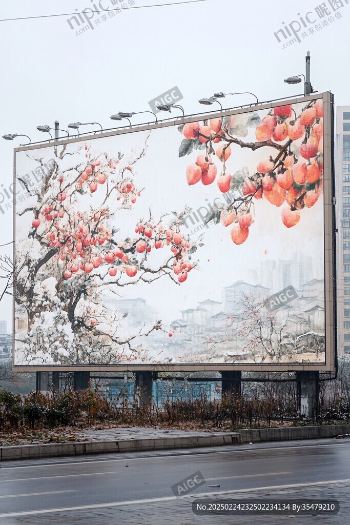 戶外水果廣告