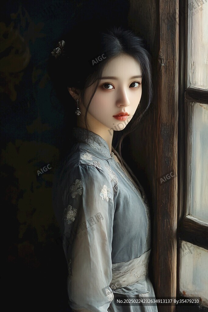 古典少女女孩唯美