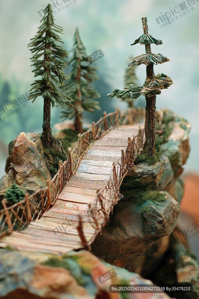 微縮版針葉林