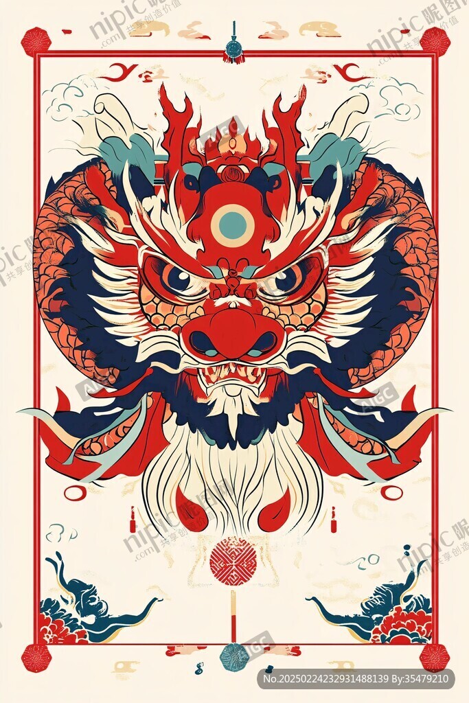 龍年文創插畫