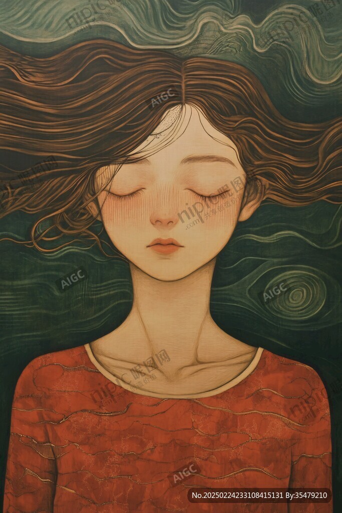 原創(chuàng)女孩插畫
