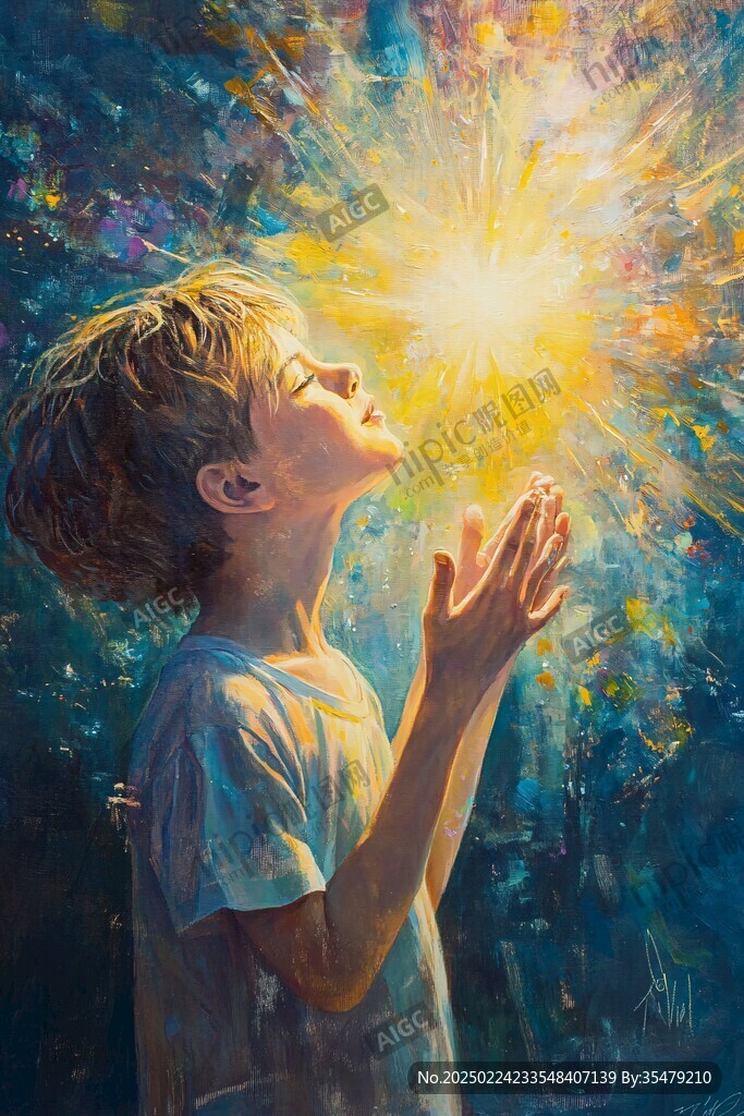 手繪追光的少年