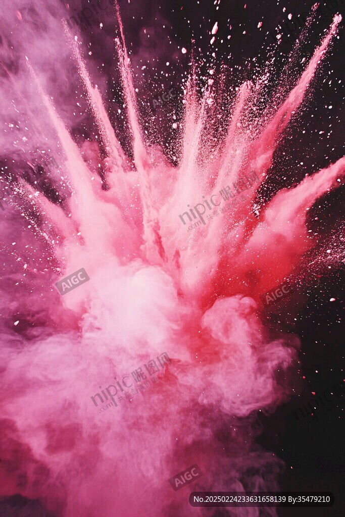 煙粉色背景壁紙