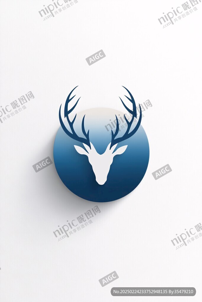 鹿頭設(shè)計(jì)logo