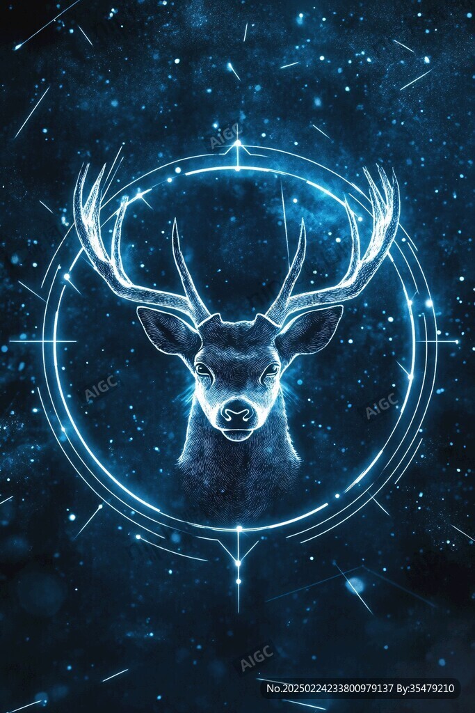 唯美夢幻鹿