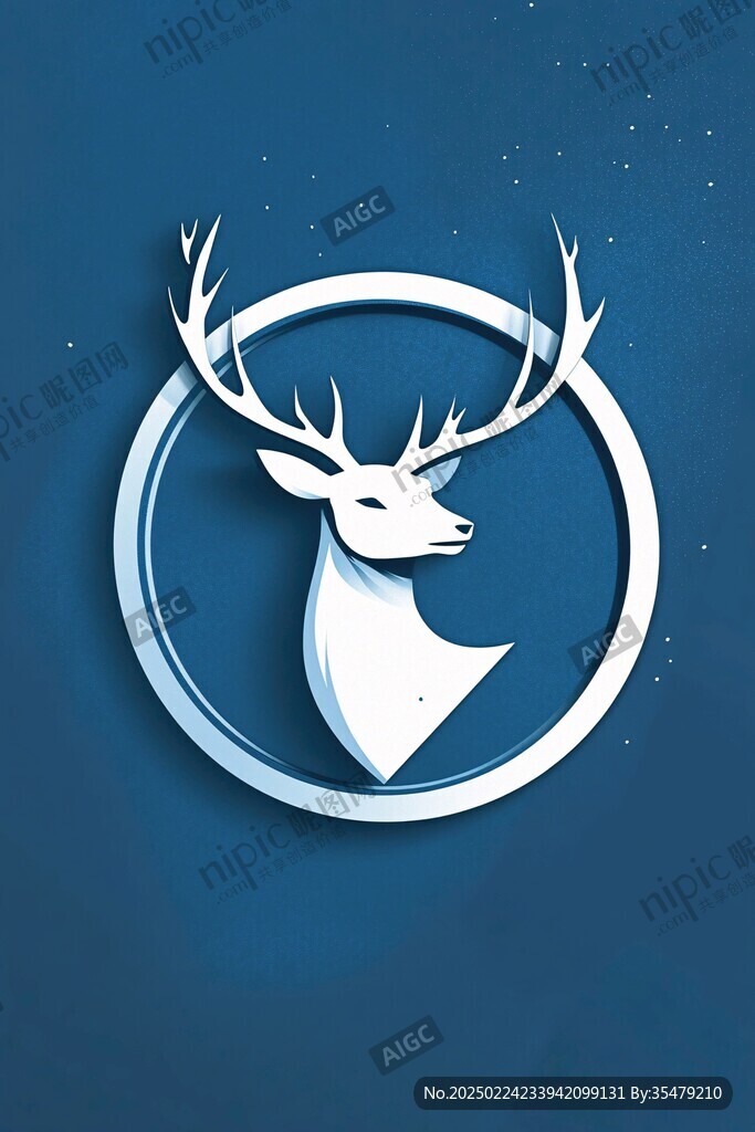 馴鹿角logo