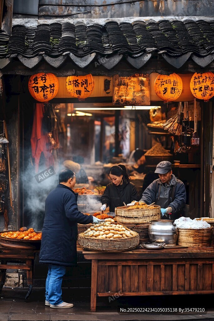 黃橋燒餅場景