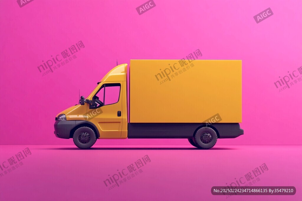 貨車插畫