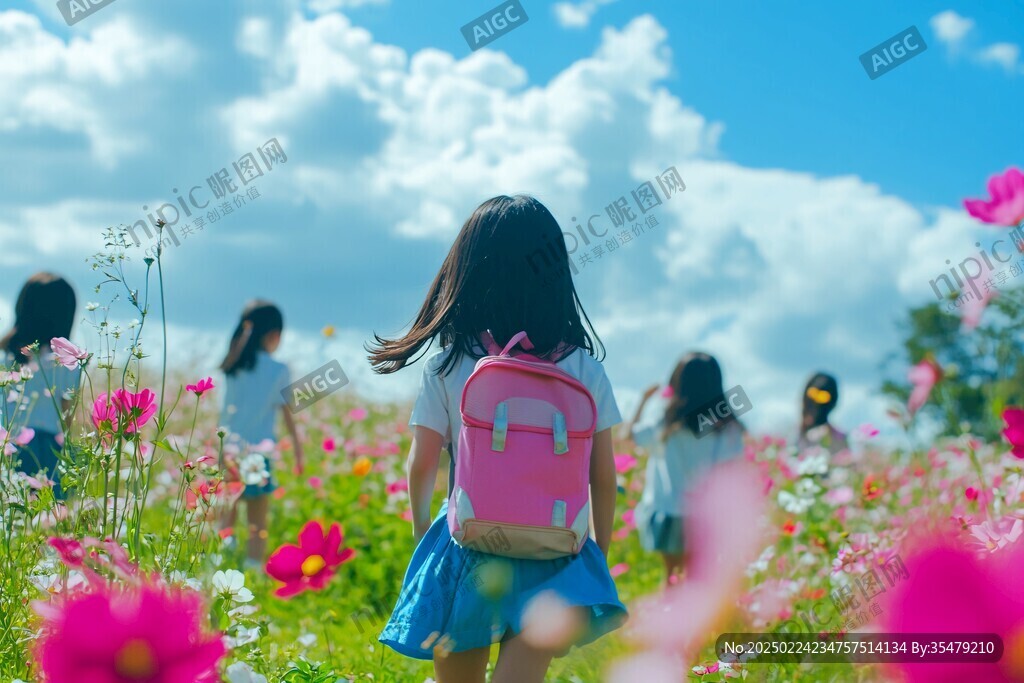 花田背影