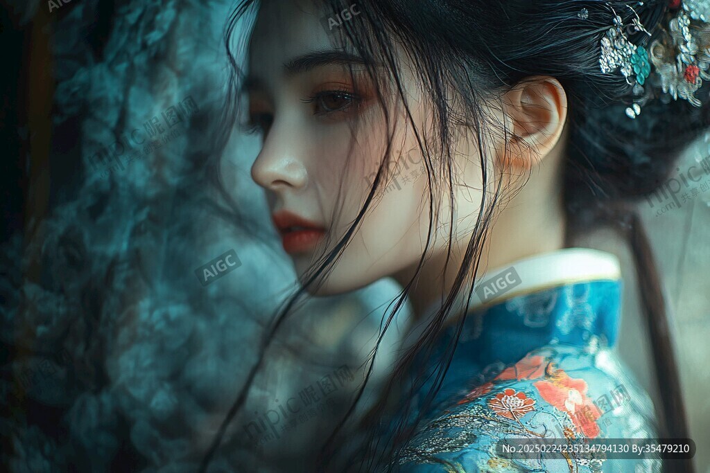 唯美意境古典美女