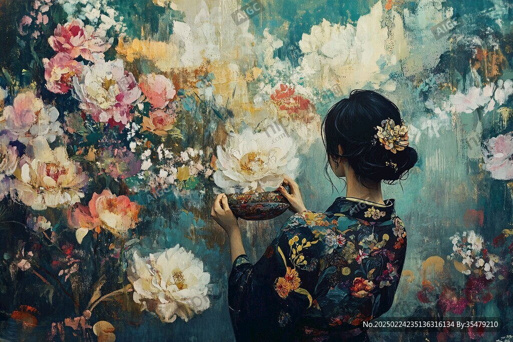 拈花美女