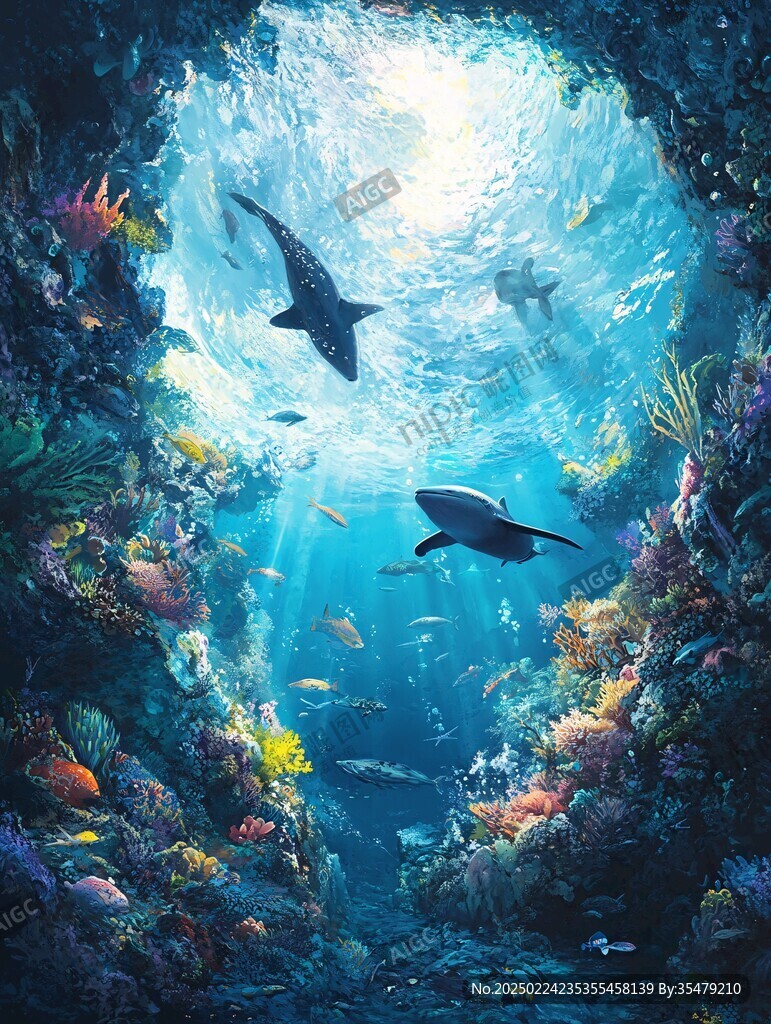 3d展畫3d地貼海洋