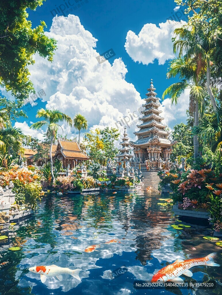 傣族水景園林