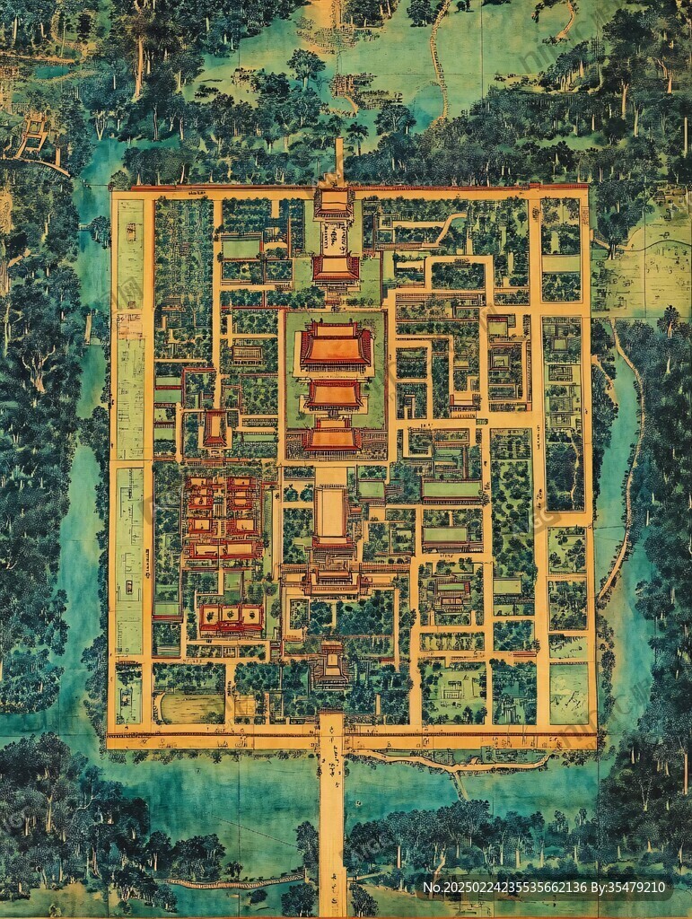 故宮鳥瞰全圖