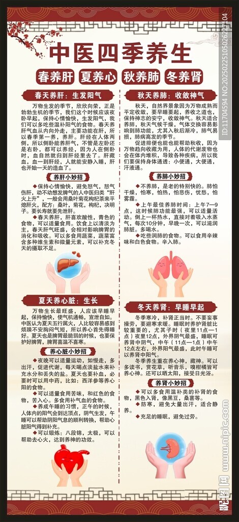 中醫養生知識展架