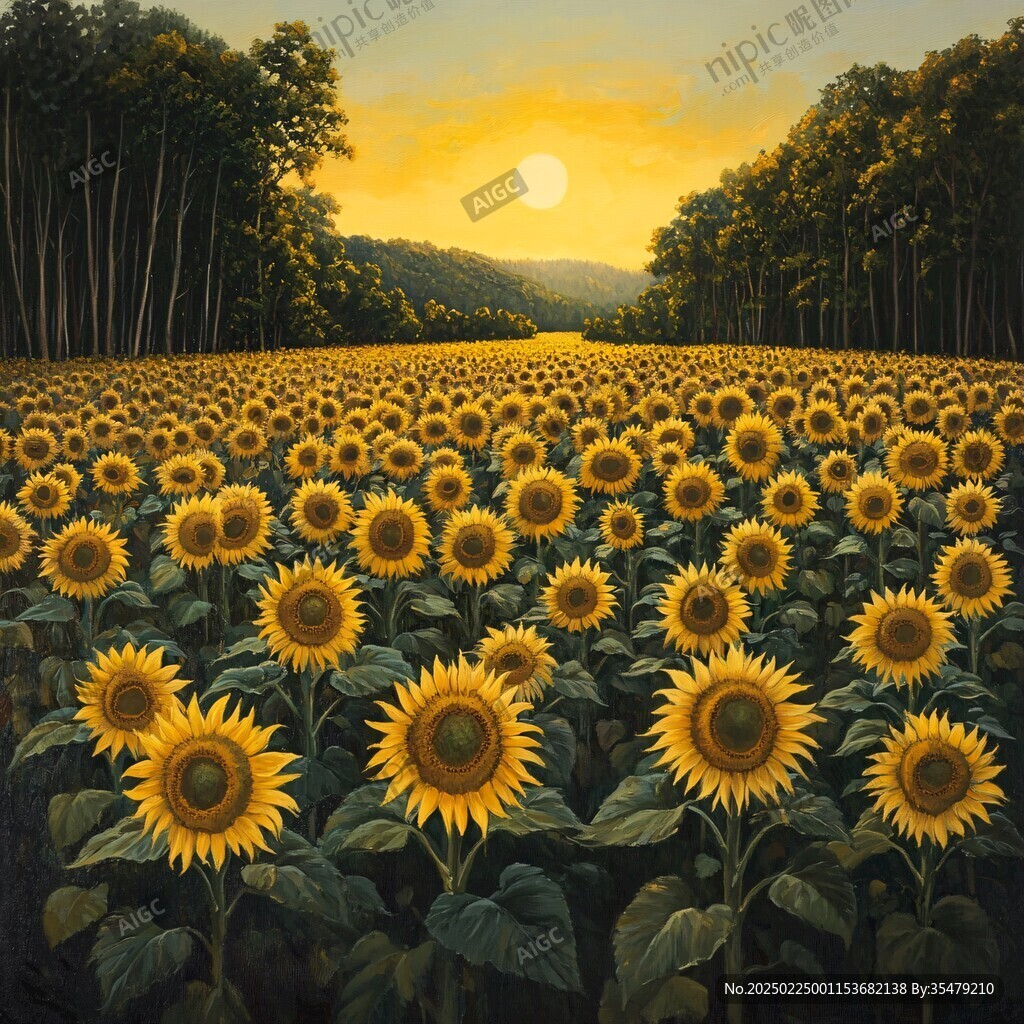 太陽花壁畫