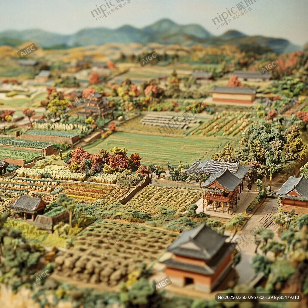 農(nóng)業(yè)生產(chǎn)場景微縮模型