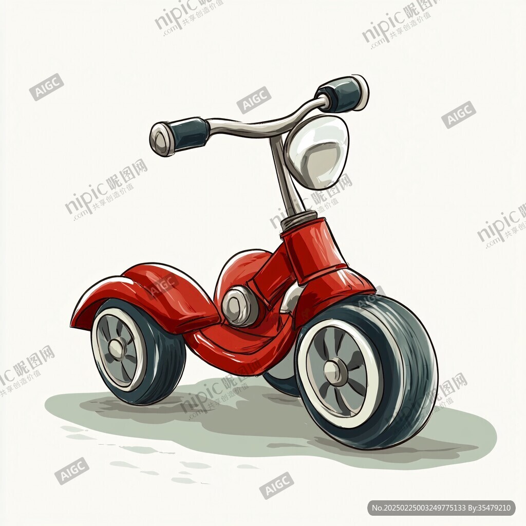 手繪平衡車