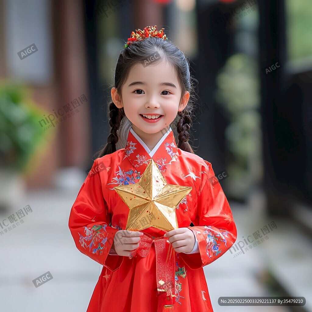 新年男童女童
