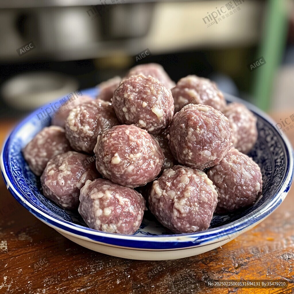 純手工牛肉丸