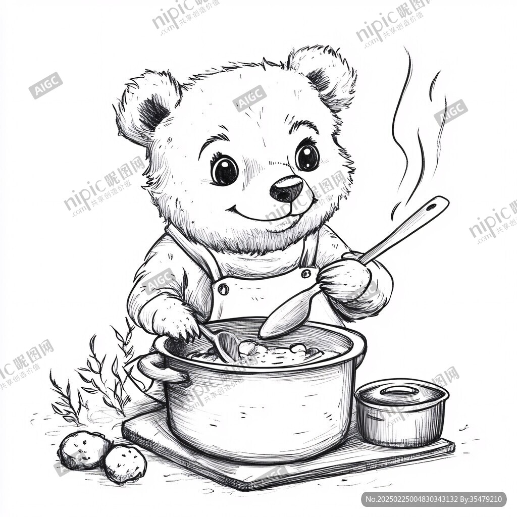 小熊做飯