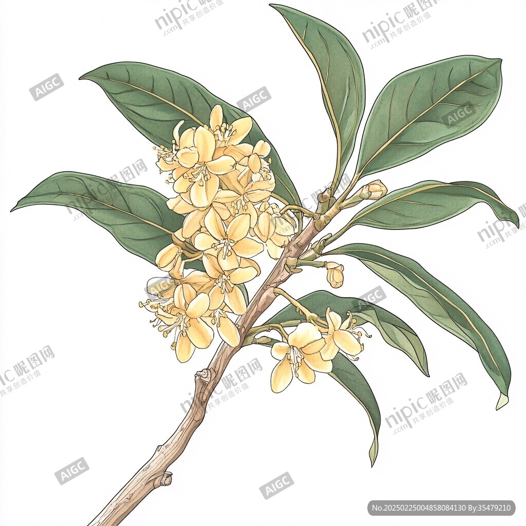 鼠繪桂花
