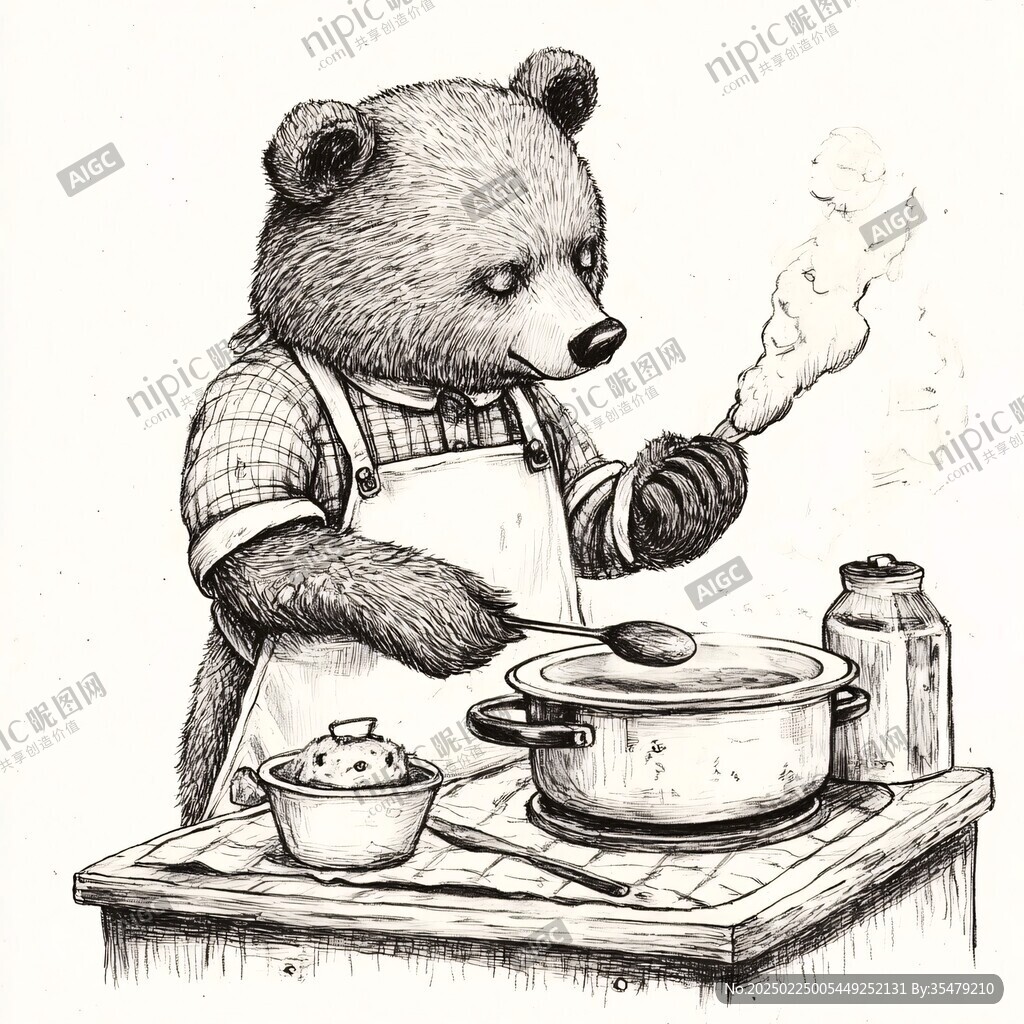 小熊做飯