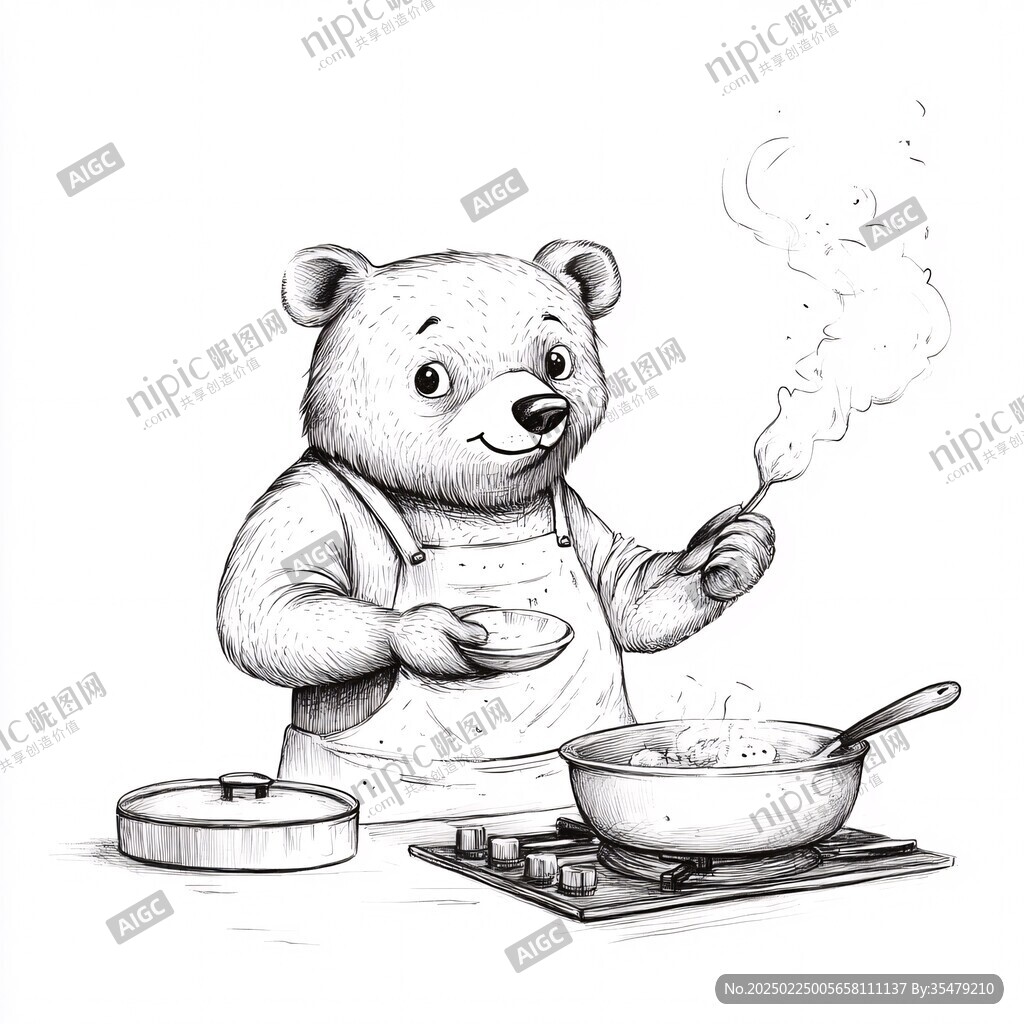 小熊做飯
