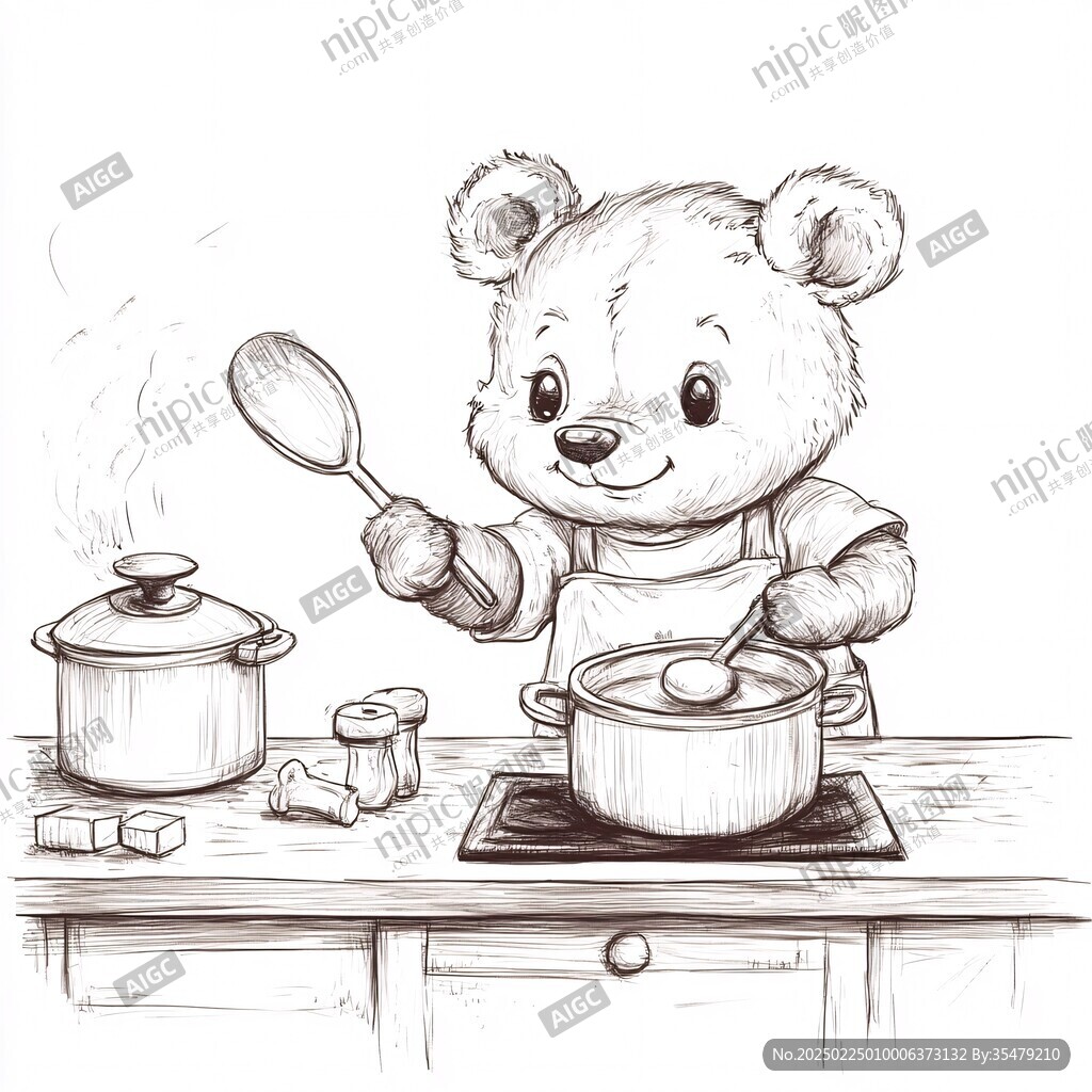 小熊做飯
