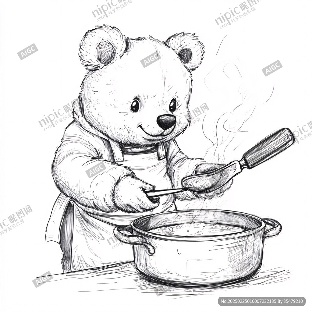 小熊做飯