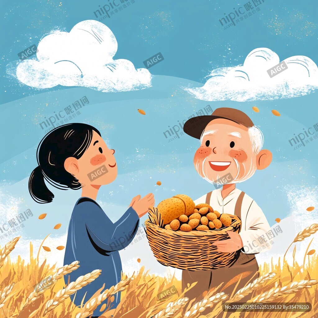 豐收季節人物