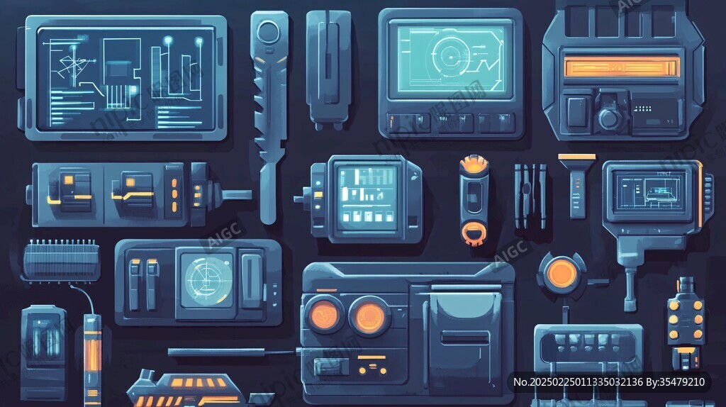 電器插畫