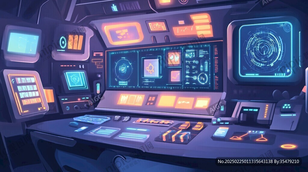 宇宙飛船控制室