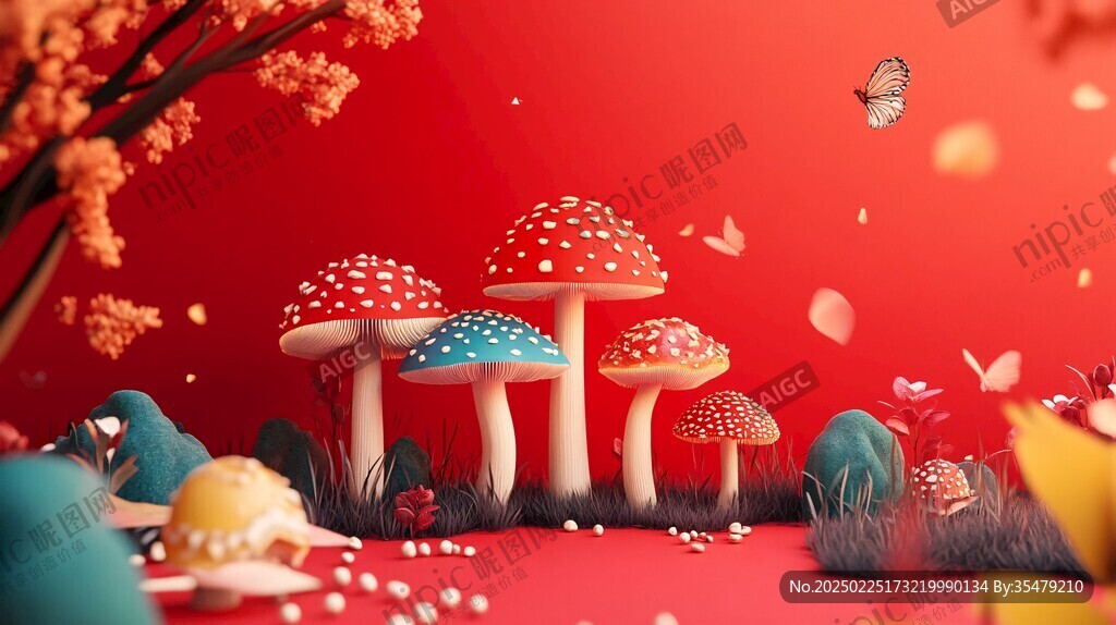 紅色幻想森林