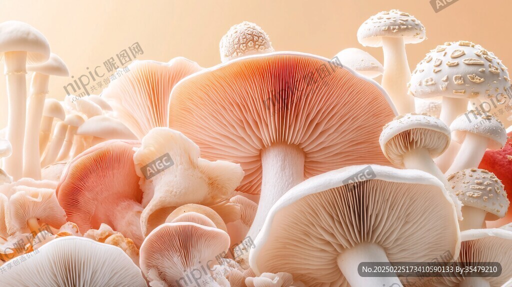 絢麗多彩的蘑菇世界