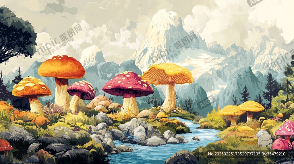 神秘蘑菇叢林