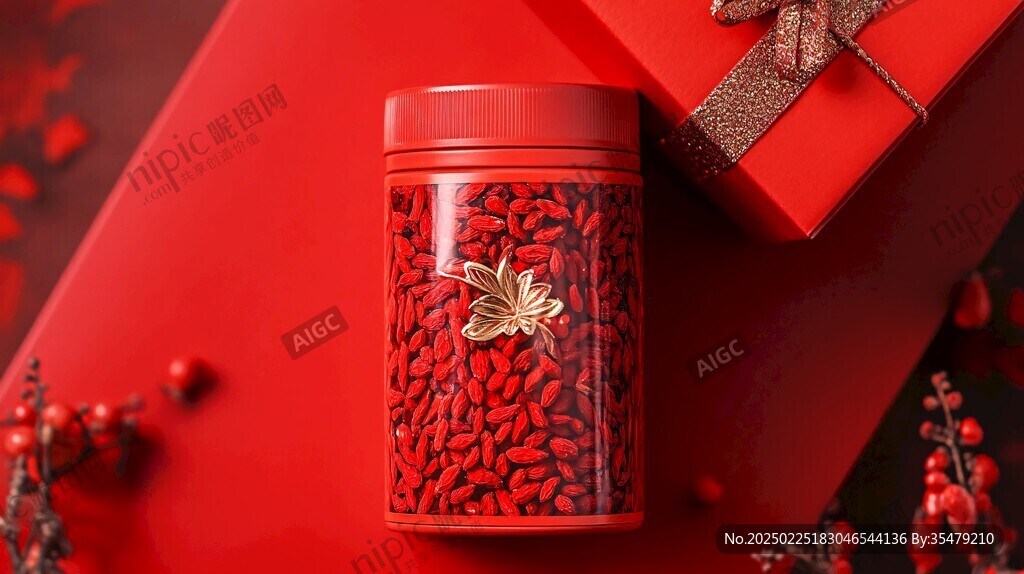 枸杞紅罐 喜慶新年